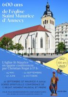 Conférence L’histoire de l’église Saint-Maurice à travers son architecture.