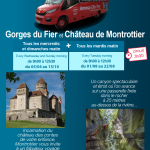 Découverte des Gorges du Fier et du Château de Montrottier