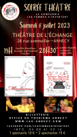 Soirée Théâtre "Madame" et "Burlingue"