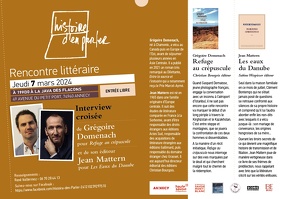 Rencontre littéraire : Grégoire Domenach et Jean Mattern