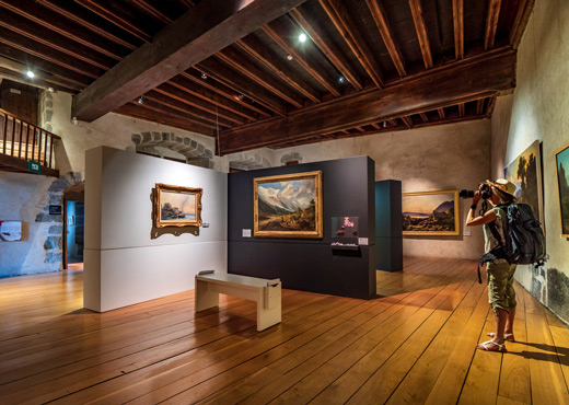 Räume Schöne Künste Landschaften im Museum-Schloss von Annecy